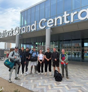 running group trip to Belfast
